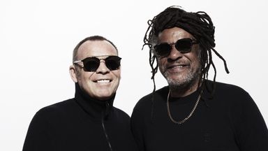 Undated handout photo issued by Swell Publicity of former UB40 member Astro, real name Terence Wilson, who has died after a short illness, his current band has confirmed. The musician went on to perform with breakaway group UB40 featuring Ali Campbell (left). Issue date: Saturday November 6, 2021.    